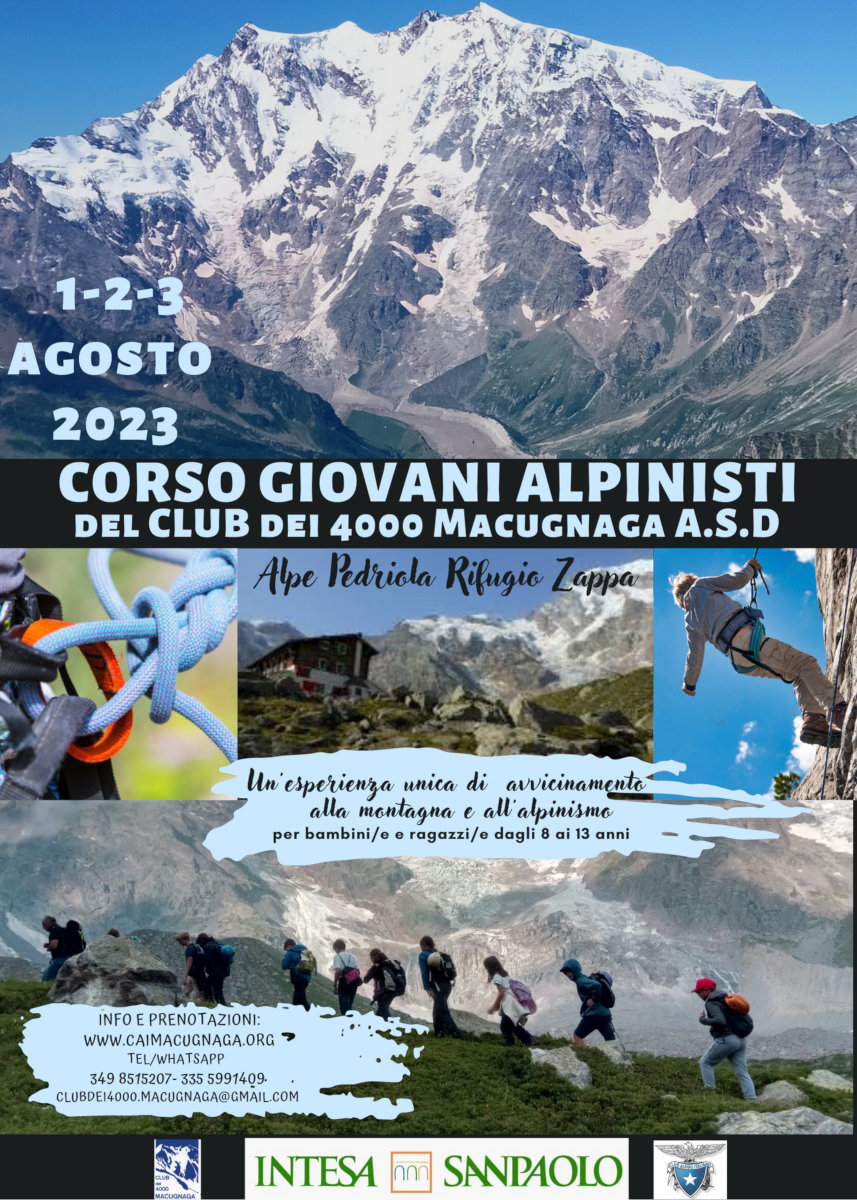 Corso Giovani Alpinisti 2023