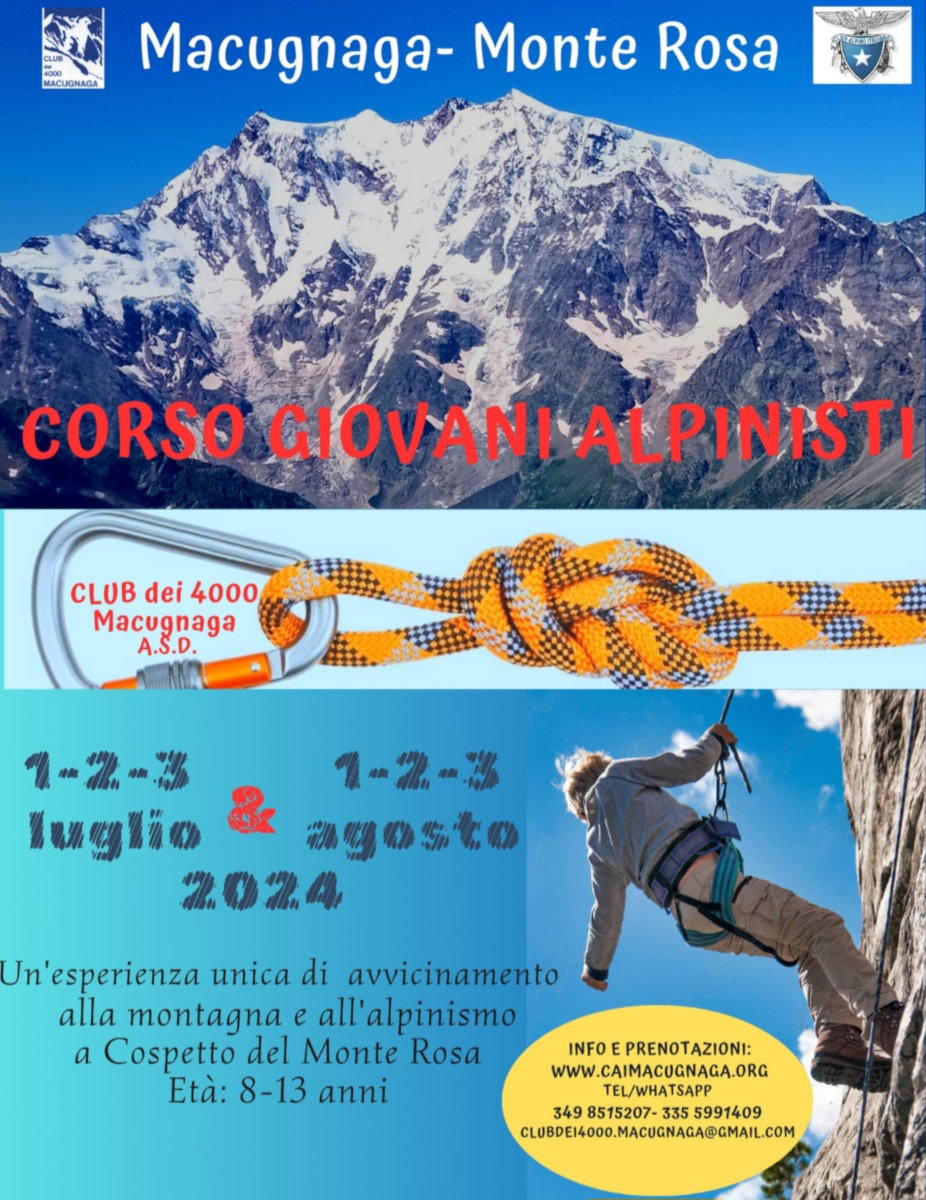 Corso Giovani Alpinisti 2024